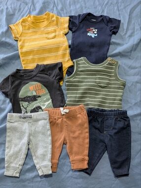 Baby 7-Piece Mix & Match Set Newborn (0M) *S10